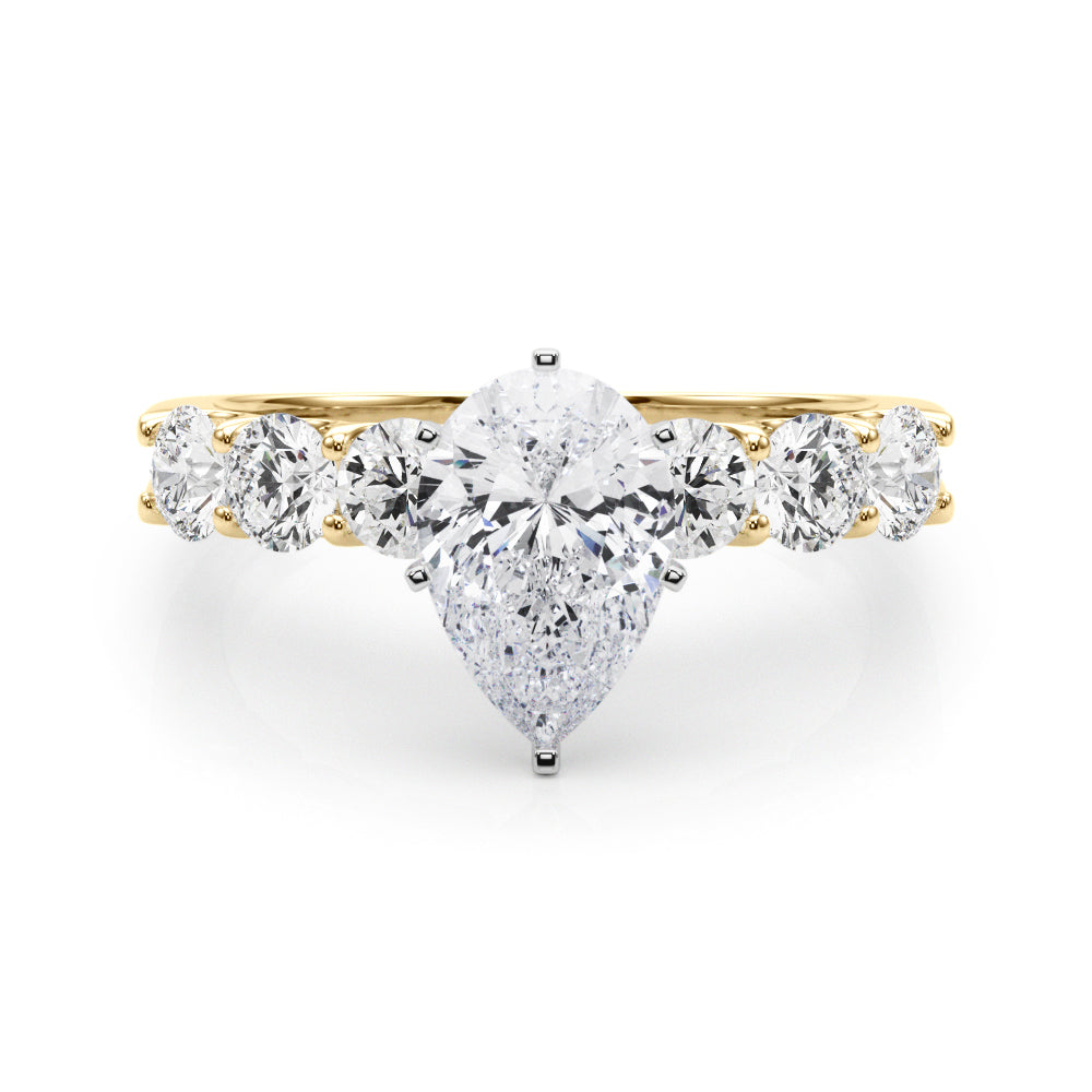 Single Row Prong Set Diamond Engagement Ring · 0.90 ct tw