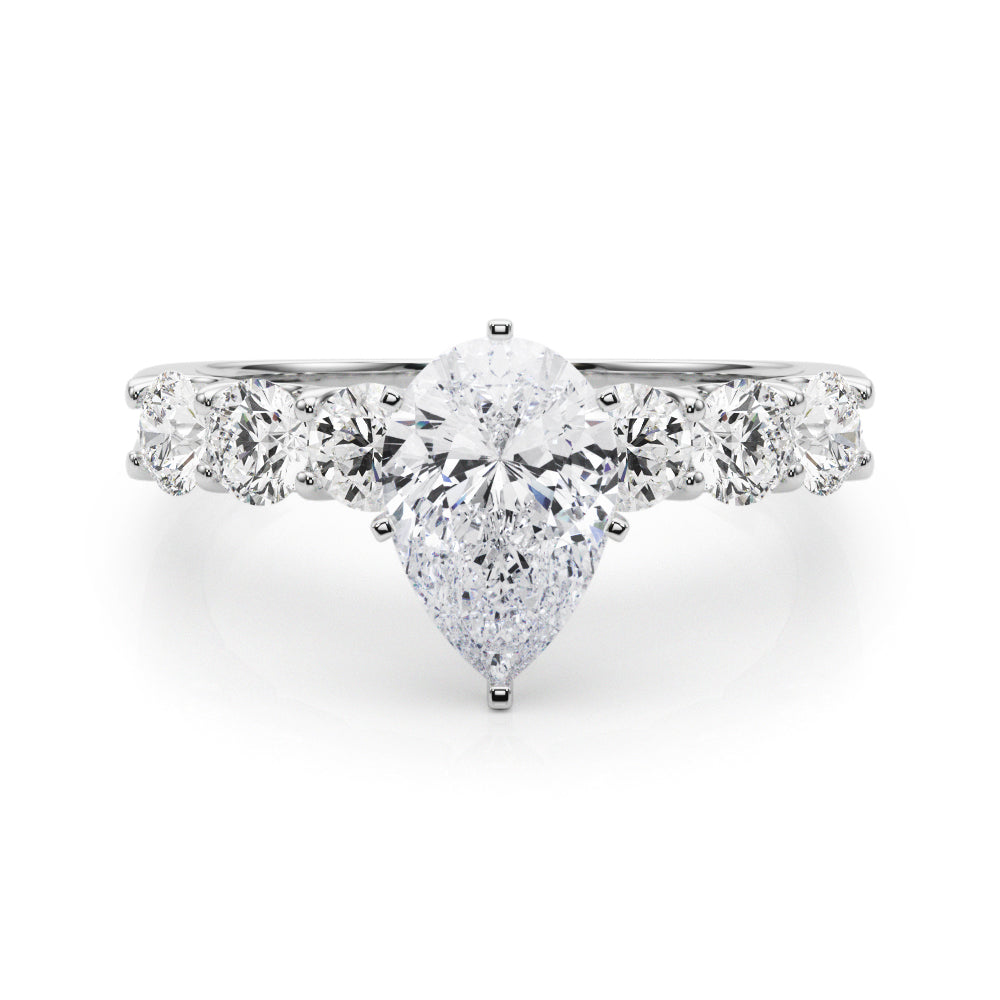 Single Row Prong Set Diamond Engagement Ring · 0.90 ct tw