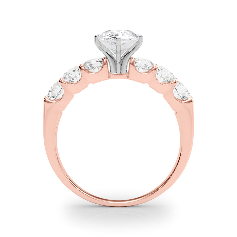 Single Row Prong Set Diamond Engagement Ring · 0.90 ct tw