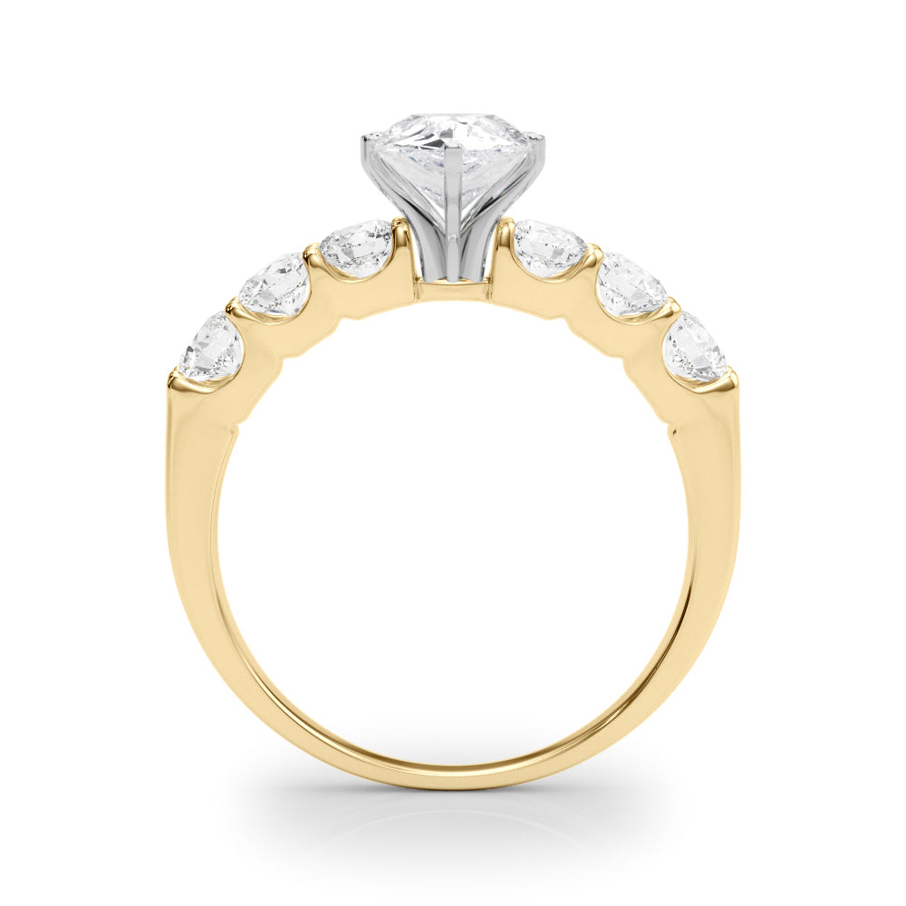 Single Row Prong Set Diamond Engagement Ring · 0.90 ct tw