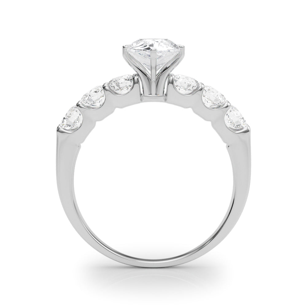 Single Row Prong Set Diamond Engagement Ring · 0.90 ct tw