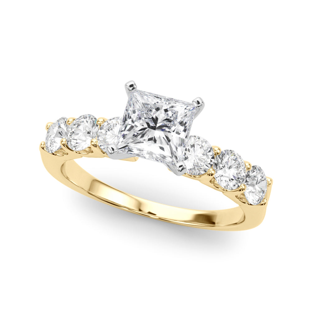 Single Row Prong Set Diamond Engagement Ring · 0.90 ct tw
