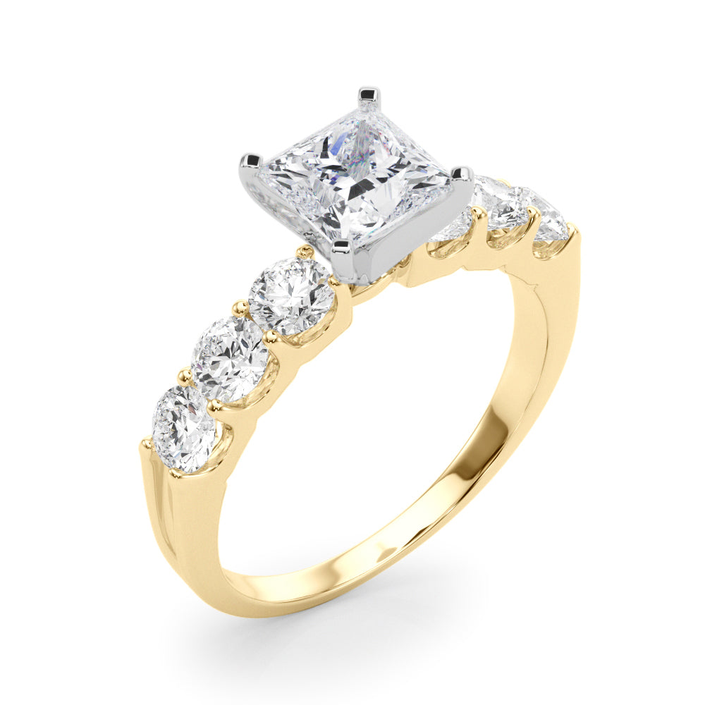 Single Row Prong Set Diamond Engagement Ring · 0.90 ct tw
