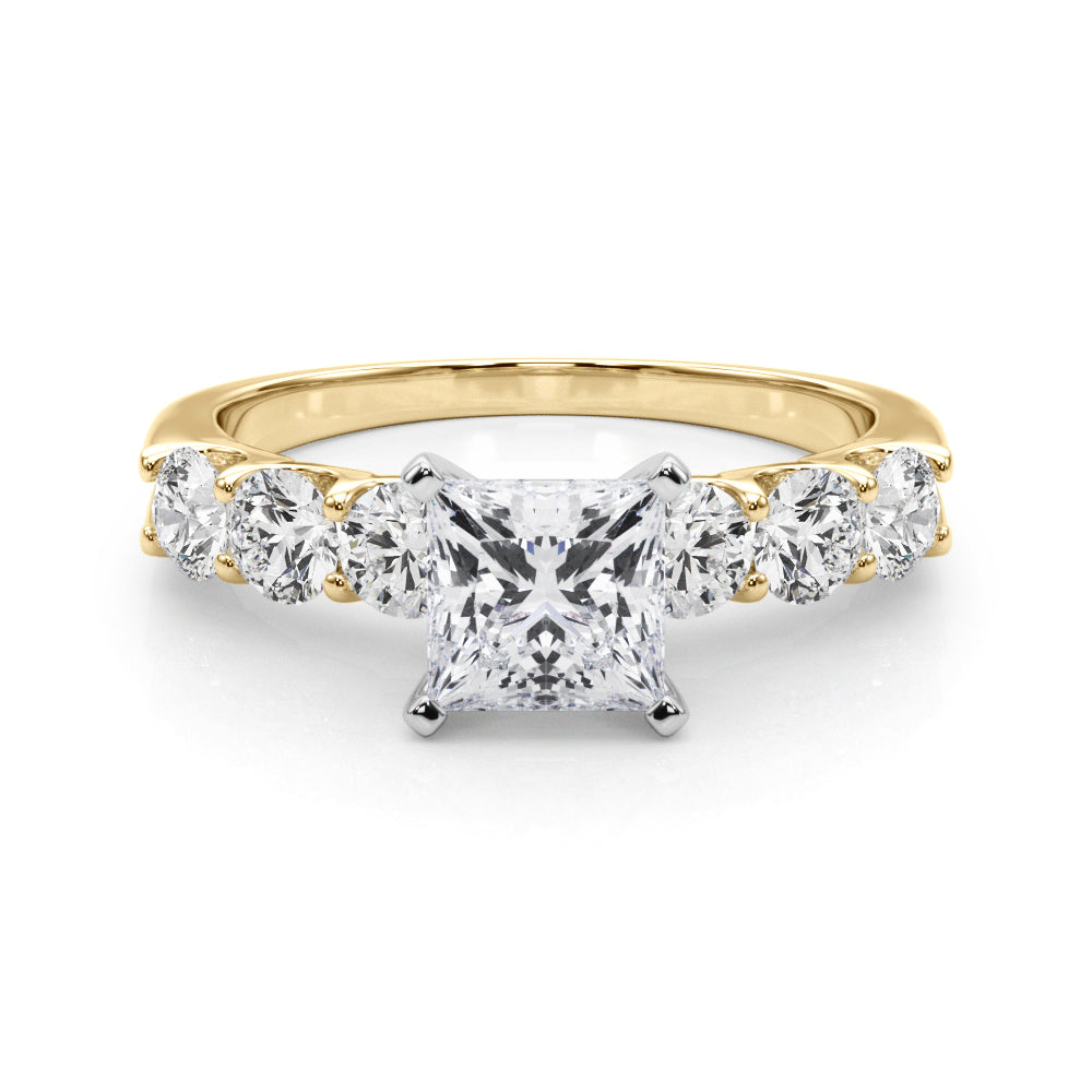 Single Row Prong Set Diamond Engagement Ring · 0.90 ct tw