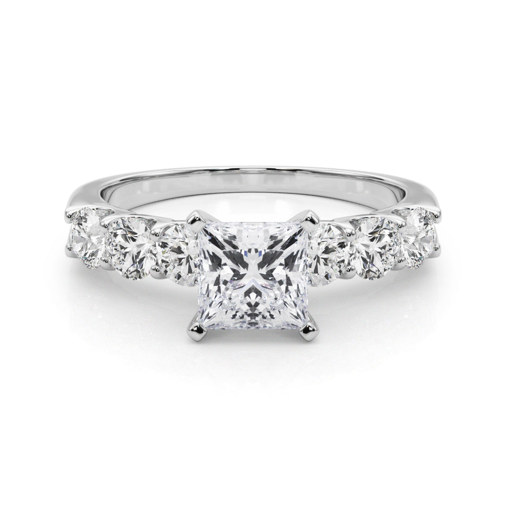 Single Row Prong Set Diamond Engagement Ring · 0.90 ct tw