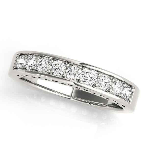 Channel Set Diamond Wedding Band · 0.54 ct tw