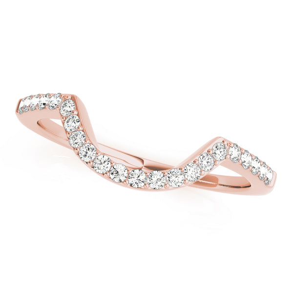 Curved Diamond Wedding Band · 0.32 ct tw