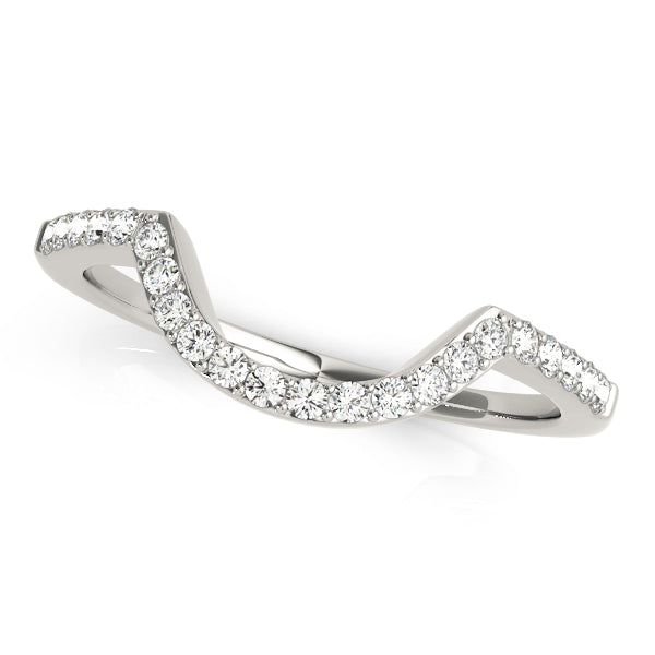 Curved Diamond Wedding Band · 0.32 ct tw