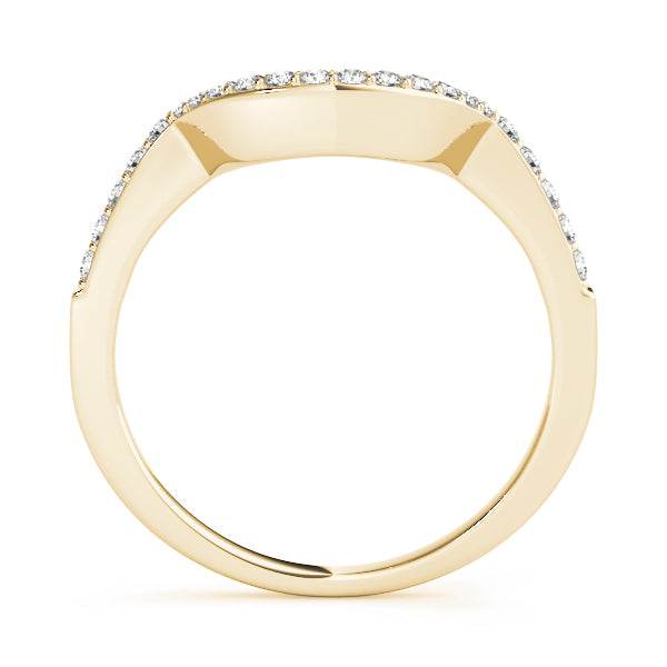 Curved Diamond Wedding Band · 0.32 ct tw