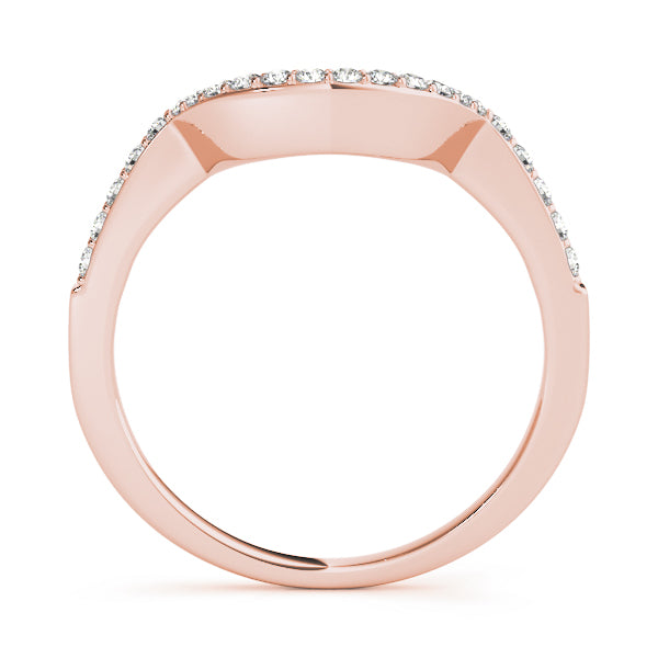 Curved Diamond Wedding Band · 0.32 ct tw