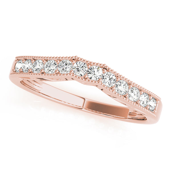 Curved Diamond Wedding Band · 0.24 ct tw