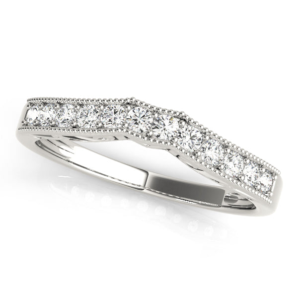 Curved Diamond Wedding Band · 0.24 ct tw