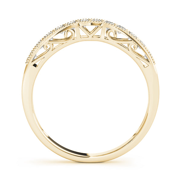 Curved Diamond Wedding Band · 0.24 ct tw