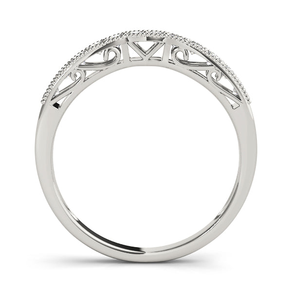 Curved Diamond Wedding Band · 0.24 ct tw