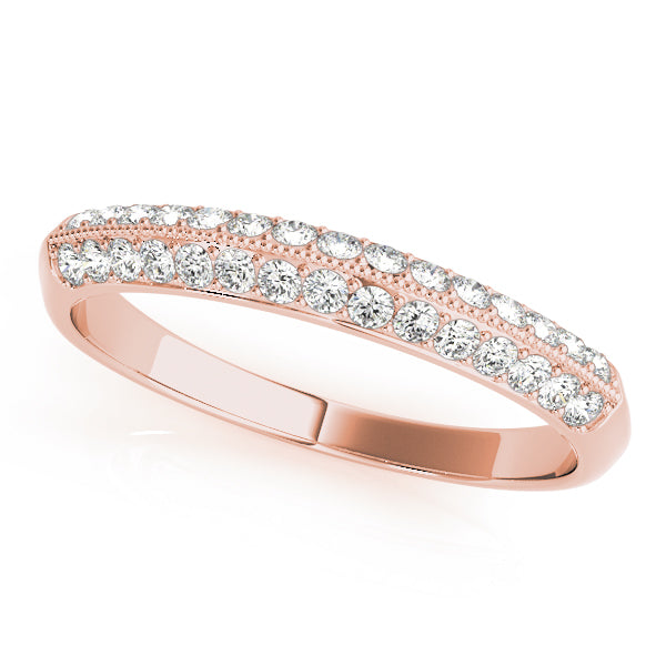 Pave Diamond Wedding Band · 0.30 ct tw