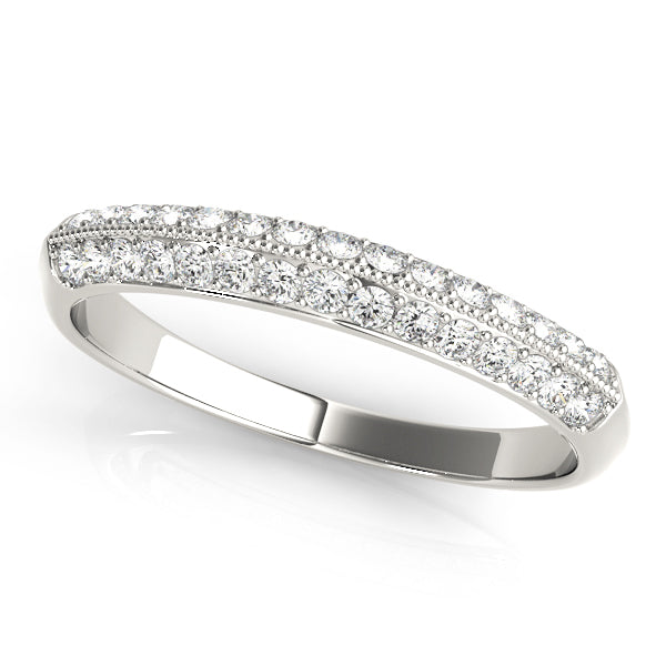 Pave Diamond Wedding Band · 0.30 ct tw