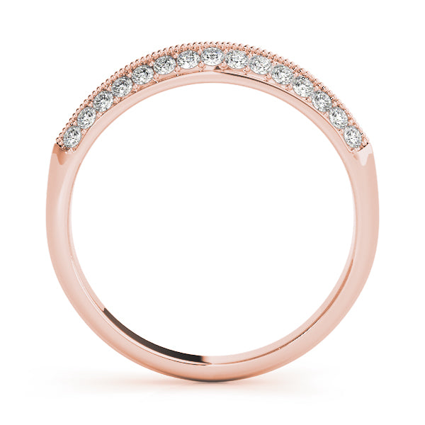 Pave Diamond Wedding Band · 0.30 ct tw