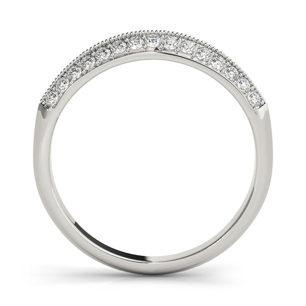 Pave Diamond Wedding Band · 0.30 ct tw