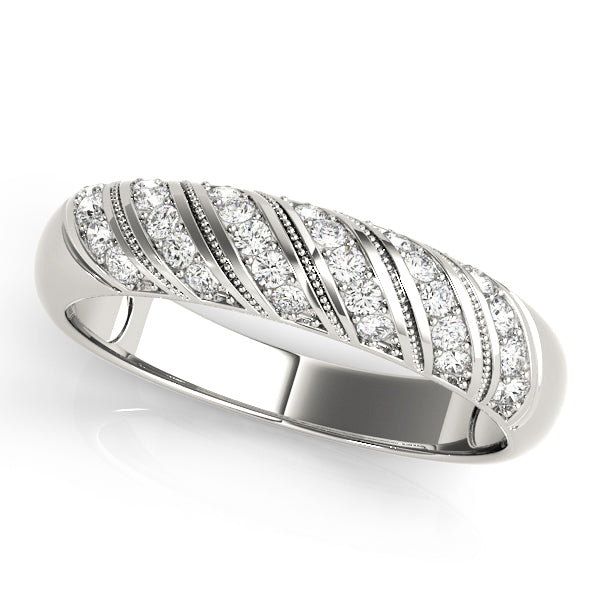 Pave Diamond Wedding Band · 0.28 ct tw
