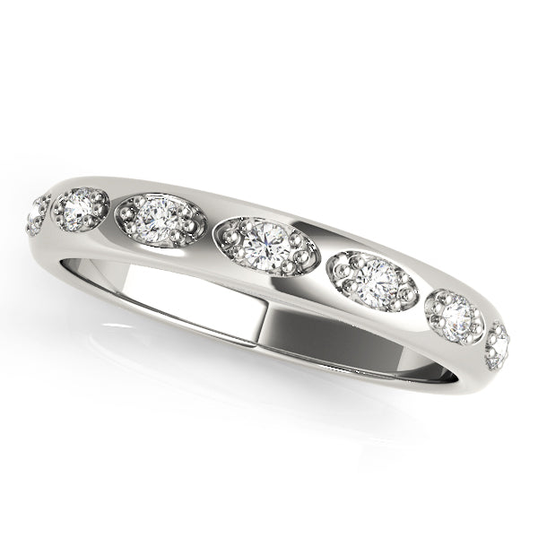 Pave Diamond Wedding Band · 0.14 ct tw