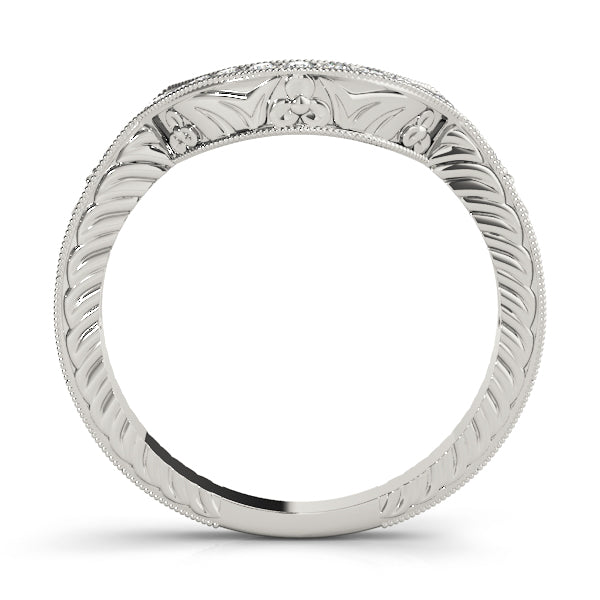 Curved Diamond Wedding Band · 0.15 ct tw