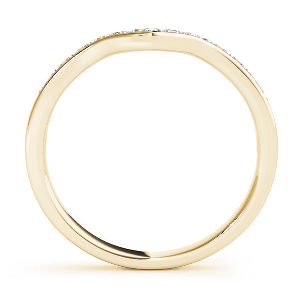 Curved Diamond Wedding Band · 0.20 ct tw