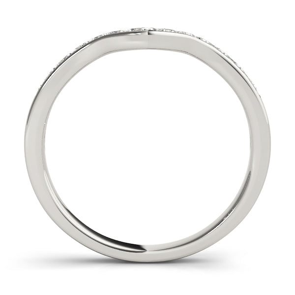 Curved Diamond Wedding Band · 0.20 ct tw