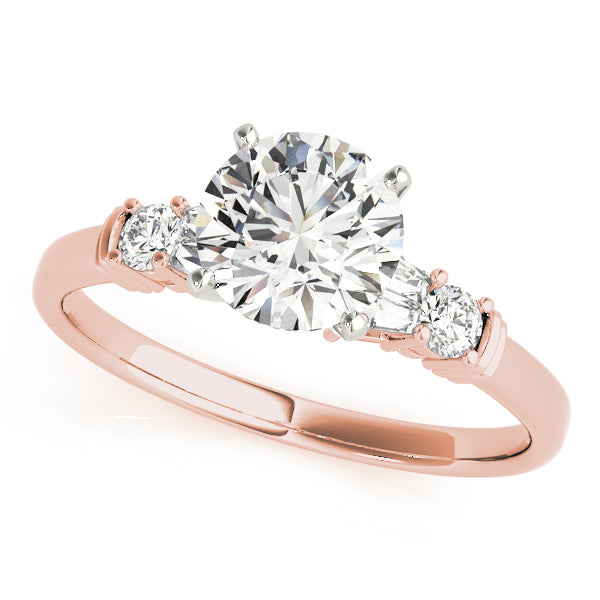 Baguette Fancy Shape Diamond Engagement Ring · 0.22 ct tw