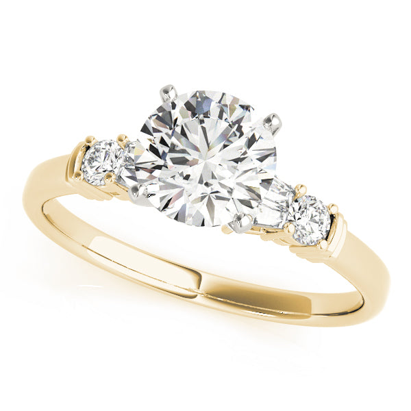 Baguette Fancy Shape Diamond Engagement Ring · 0.22 ct tw