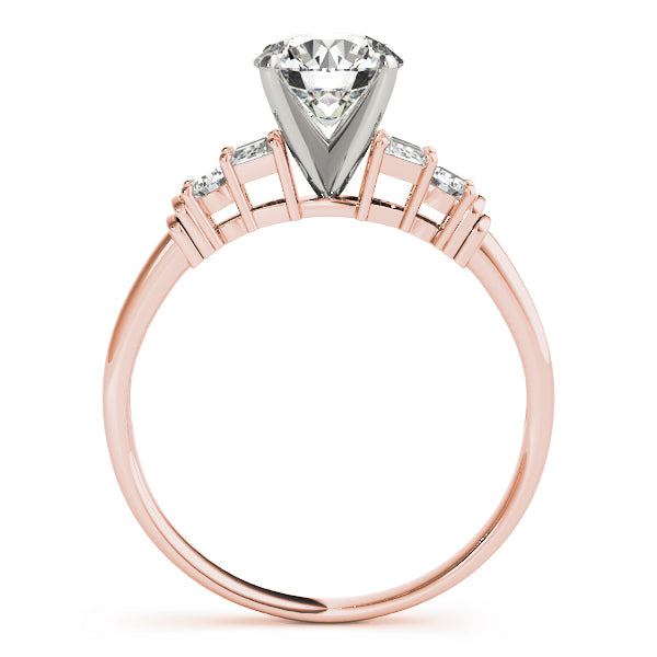 Baguette Fancy Shape Diamond Engagement Ring · 0.22 ct tw