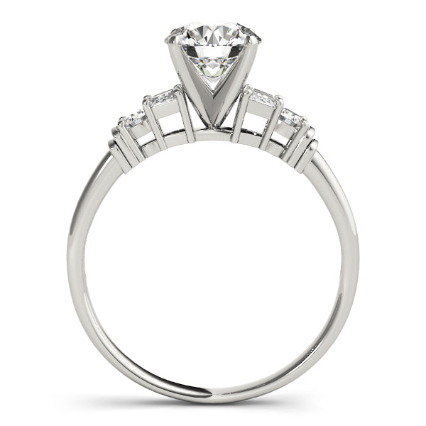 Baguette Fancy Shape Diamond Engagement Ring · 0.22 ct tw