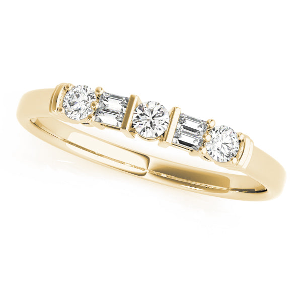 Baguette Fancy Shape Diamond Wedding Band · 0.18 ct tw