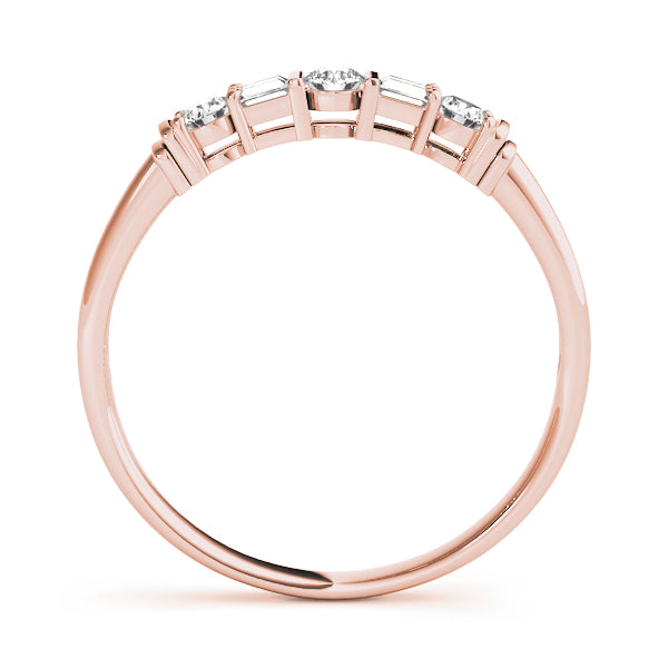 Baguette Fancy Shape Diamond Wedding Band · 0.18 ct tw