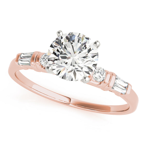 Baguette Fancy Shape Diamond Engagement Ring · 0.18 ct tw