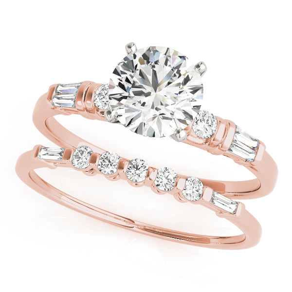 Baguette Fancy Shape Diamond Engagement Ring · 0.18 ct tw