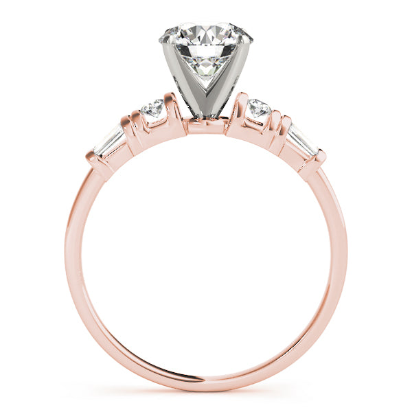 Baguette Fancy Shape Diamond Engagement Ring · 0.18 ct tw