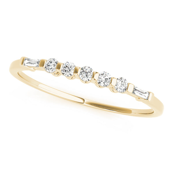 Baguette Fancy Shape Diamond Wedding Band · 0.16 ct tw