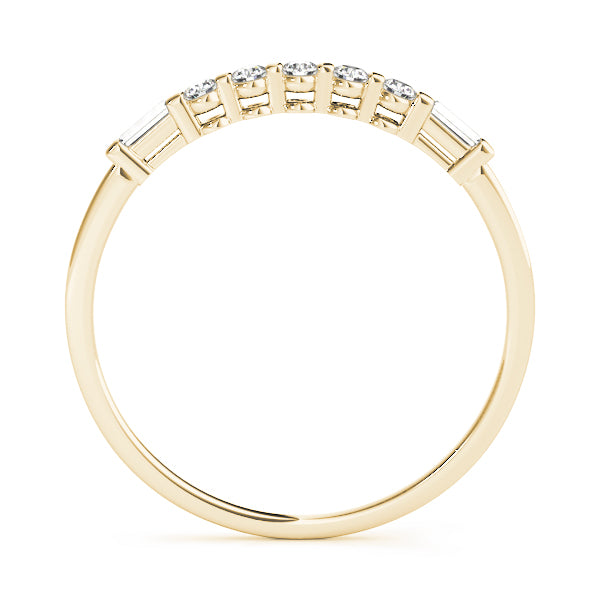 Baguette Fancy Shape Diamond Wedding Band · 0.16 ct tw