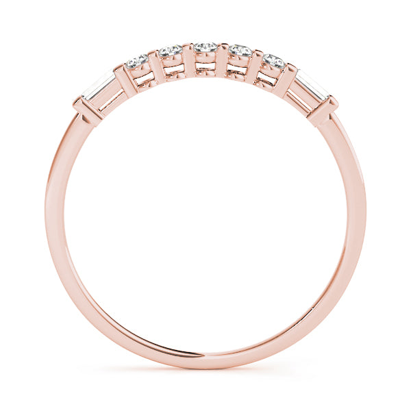 Baguette Fancy Shape Diamond Wedding Band · 0.16 ct tw