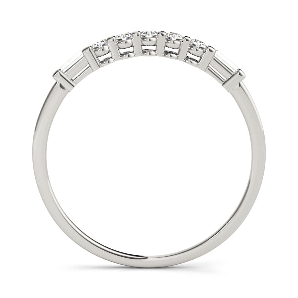 Baguette Fancy Shape Diamond Wedding Band · 0.16 ct tw