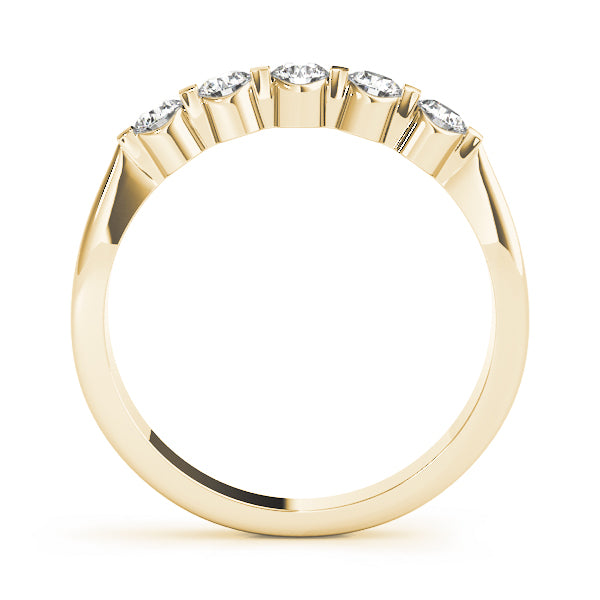 Bar Set Diamond Wedding Band · 0.45 ct tw
