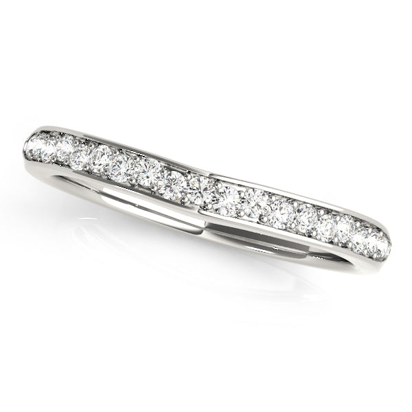 Curved Diamond Wedding Band · 0.27 ct tw