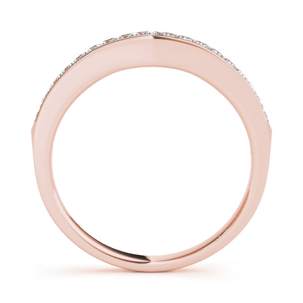 Curved Diamond Wedding Band · 0.27 ct tw