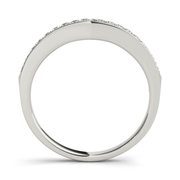 Curved Diamond Wedding Band · 0.27 ct tw