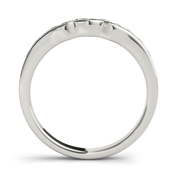 Curved Diamond Wedding Band · 0.11 ct tw