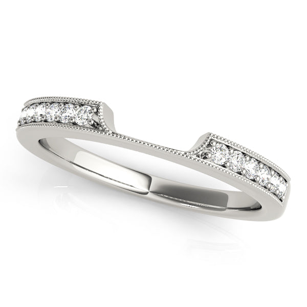 Curved Diamond Wedding Band · 0.12 ct tw