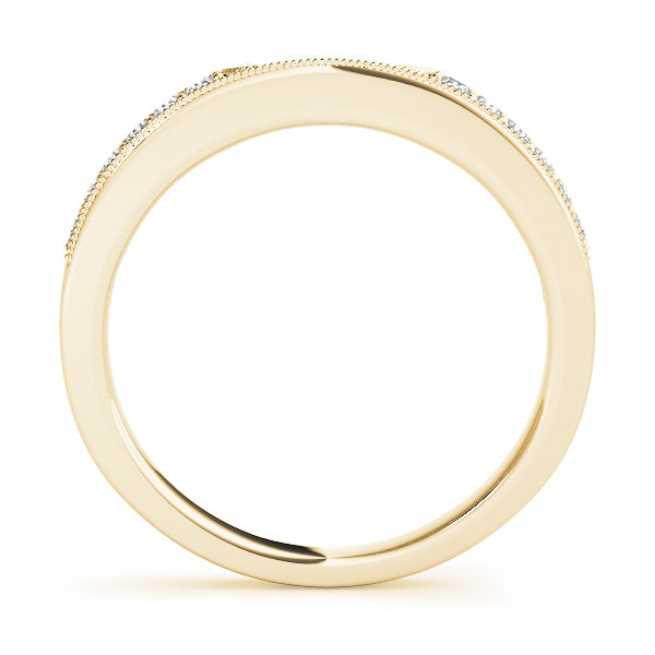 Curved Diamond Wedding Band · 0.12 ct tw