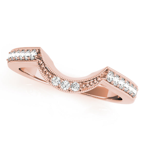 Curved Diamond Wedding Band · 0.27 ct tw
