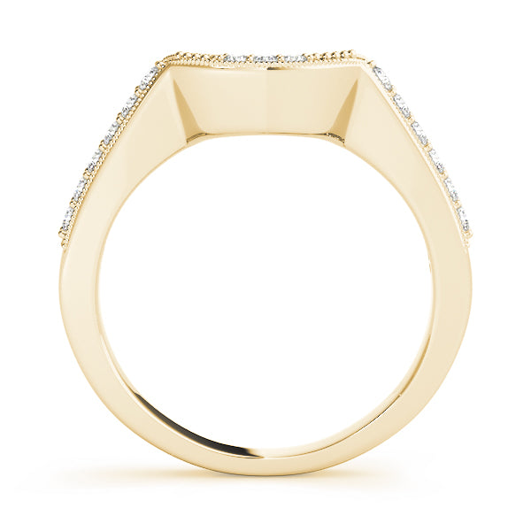 Curved Diamond Wedding Band · 0.27 ct tw