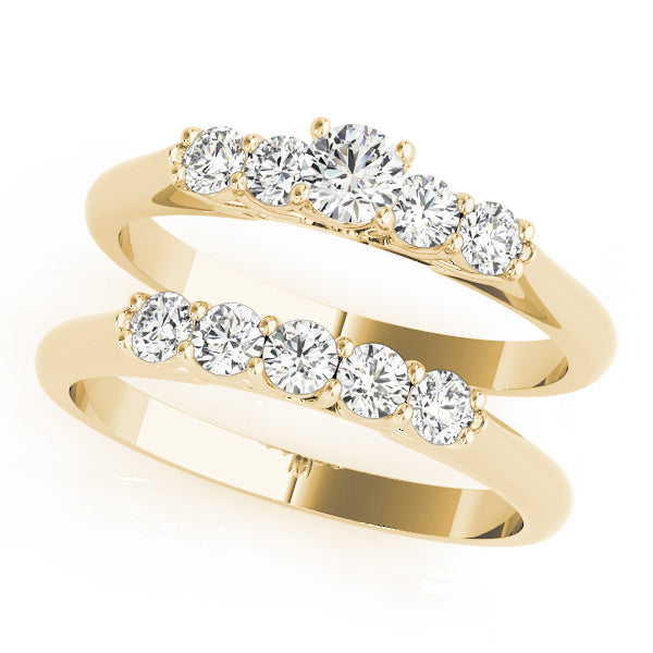 Round Single Row Prong Set Diamond Engagement Ring · 0.35 ct tw